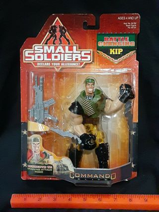 Ultra Rare 1998 Small Soldiers Battle Changing Kip Commando Elite Kenner