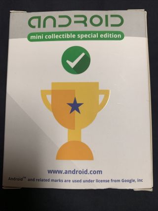 Android Mini Collectible Special Edition “consumer surveys” RARE NIB 4