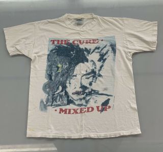 Vintage The Cure Mixed Up T - Shirt Osfa 1990 Band Single Stitch Cotton Brockum