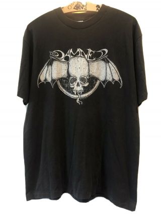 Authentic Vintage The Damned Concert T Shirt B Otis Link 1991 Punk Goth