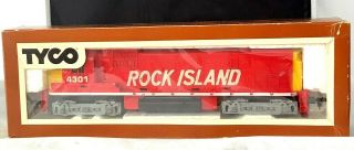 Vintage Tyco Rock Island 4301 Diesel Engine Ho Scale