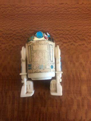Vintage Star Wars Figure R2d2 1977 Coo Hong Kong Solid Dome Head Clicks