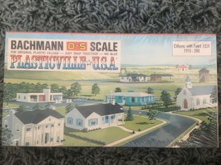 Vintage Bachmann 0 S Scale Plasticville 1915 : 200 Citizens With Paint (32)