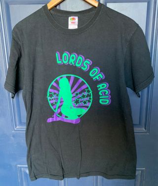 Lords Of Acid 90s Hardcore Electronic Vintage Concert T Shirt Medium