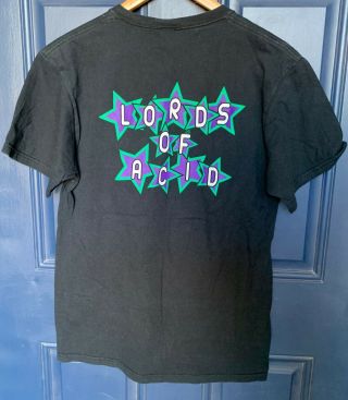 Lords of Acid 90s Hardcore Electronic Vintage Concert T Shirt Medium 3