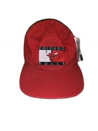 Rare Vintage Nwt Chicago Bulls Drew Pearson 90s Snapback Hat Tommy Hilfiger Logo