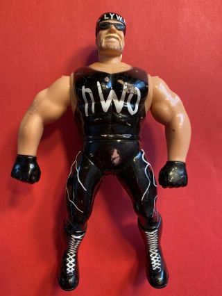 1998 Hollywood Hulk Hogan Nwo Clothesline Action Figure - Wcw Wwe Wwf Tna Jakks
