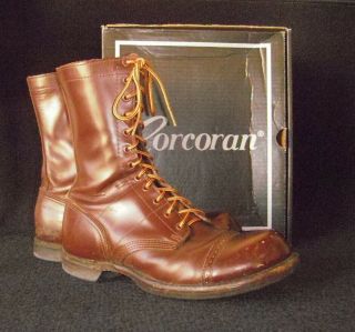 Vintage Brown Corcoran Jump Boots - Size 11ee