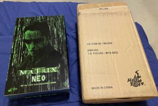 Hot Toys The Matrix Neo 903302 12 1:6 Action Figure Mib Opened Keanu Reeves