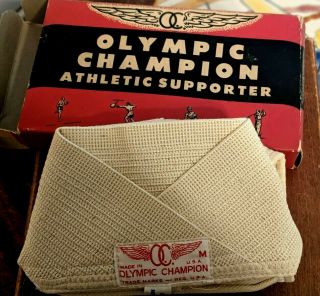 Vintage Athletic Supporter Olympic Champion Jockstrap Box 1