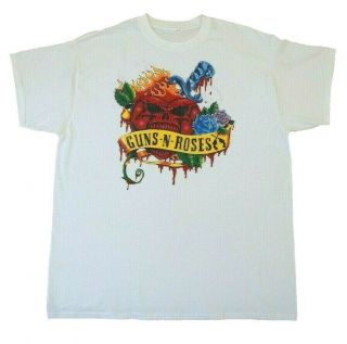 Guns N Roses Shirt Vintage Tshirt 1992 Tour Concert Tee 1990s 91 - 92