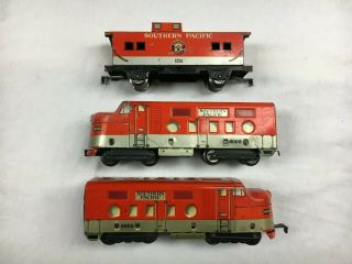 Vintage Marx Toy Train Southern Pacific Diesel 6000 Dummys For Restoration