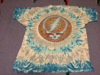 Rare Vintage Grateful Dead T Shirt Liquid Blue Usa Rusty Blue Grateful Dead