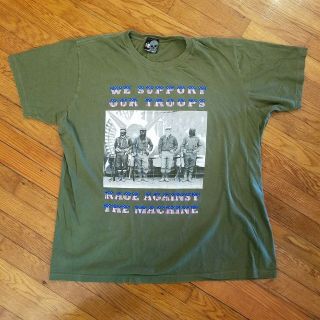 Rage Against The Machine We Support Our Troops Shirt Rare Print 2xl | Euc