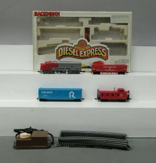 Bachmann 00091s Diesel Express Electric Train Set Ex/box