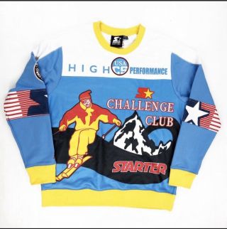 Vintage Starter Ski Challenger 80/90s Sweater Size M