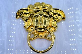 Gianni Versace Door Handle Knocker Medusa Sunglasses Vintage Chain Bag Gold