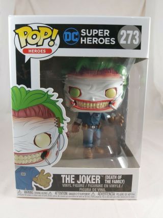 Heroes Funko Pop - The Joker (death Of The Family) - Dc Heroes - No.  273