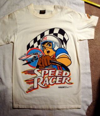 Vintage Orig 1992 Speed Racer Mach Gogogo T - Shirt - Changes - Single Stitch M Medium