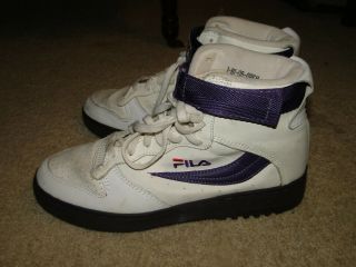 Vintage Fila Shoes 80s 90s Basketball Athletic Made In Korea Sz 10.  5 Mens