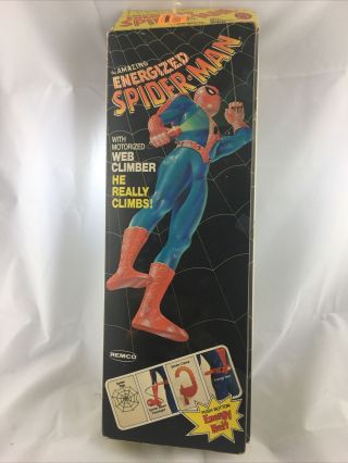 Vintage 1978 Remco Energized Spider - Man Marvel