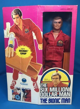 Vintage 1975 The Six Million Dollar Man Bionic Man Steve Austin Kenner Mib