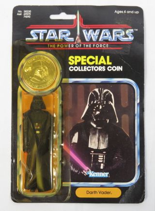 Vintage Kenner Power Of The Force Star Wars Darth Vader Action Figure 1984