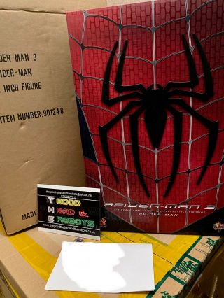 Hot Toys Mms134 Spider - Man 3 Mcquire 1/6 Scale Figure Goes With Venom And Goblin