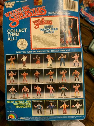 1986 Macho Man Randy Savage LJN Titan Sports WWF WWE Wrestling Figure 2