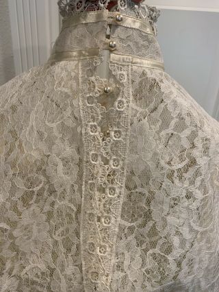 Gunne Sax Midi Lace Dress Jessica McClintock Romantic Renaissance Bridal 2 pc 13 3