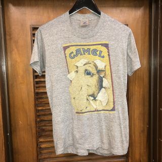 Vintage 1980’s Camel Cigarettes Tee Shirt - Sneakers Label - Tri - Blend -