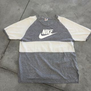 Vintage 70s Nike T Shirt Made In Usa Pin Wheel Medium Track Running Rare 1970s