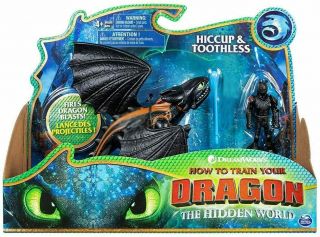 How To Train Your Dragon Hidden World Hiccup Toothless Action Figure Toy