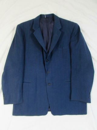 Vtg 50s 1955 Date 2 Pc Pinstripe Wool Suit Jacket & Pants Hollywood Gangster VLV 2
