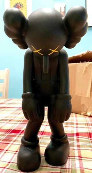 Kaws Small Lie Figure Black Edition Owner Includes Box