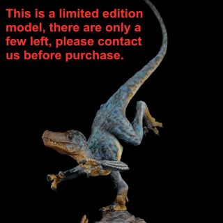 1/15 Utahraptor Statue Dinosaur Model Animal Figure Collector Decor Toy Limit Gk