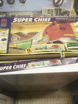 Chief Train Set Life Like Ho Scale Santa Fe Vintage