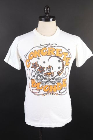 Vintage 1989 Concrete Blonde Rock Concert Tour T - Shirt Mens Size Large