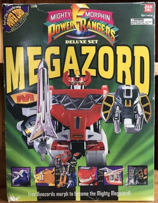 1991 - 1993 Bandai Mmpr Mighty Power Rangers Dino Megazord 100 Complete