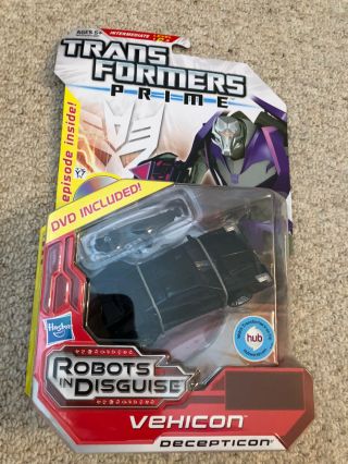 Transformers Prime Vehicon Rid Robots Disguise Deluxe Inc Dvd