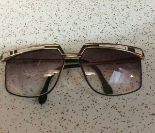 Cazal Mod 957 / 3 Col 302 Germany Gold Vintage Sunglasses Frames