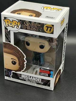 Missandei Game Of Thrones Nycc 2019 Limited Edition Funko Pop 77 Protector