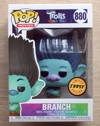 Funko Pop Trolls World Tour Branch Chase,  Protector