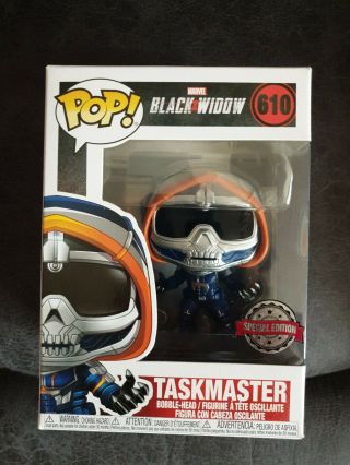 Funko Pop Marvel Black Widow Taskmaster 610 Special Edition