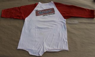 Rare Vintage 1974 Get Rufusized Rufus & Chaka Khan Baseball T - Shirt M Medium