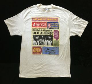 Jefferson Airplane_original_vintage,  1989 Tour T - Shirt_2 - Sided Design_never Worn
