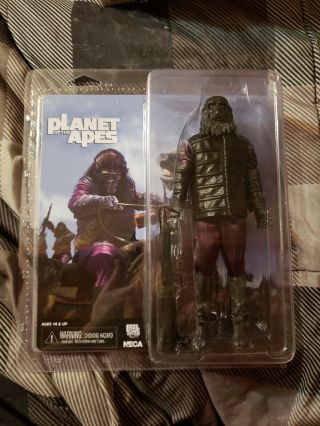 Gorilla Soldier - Neca Planet Of The Apes - Mego Style 8 " Figure - (2014)