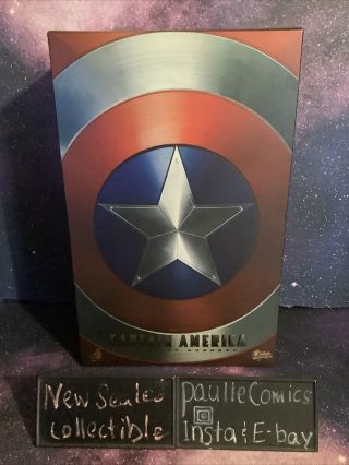 Marvel Hot Toys Captain America 1st Avenger 1:6 Scale Action Figure Mms156