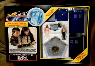 Doctor Who Dapol 25th Anniversary Tardis Console Playset 1987