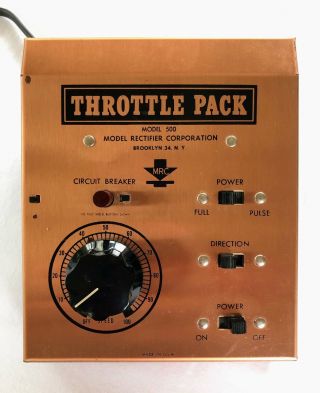 Throttle Pack (model 500) Model Rectifier Corporation